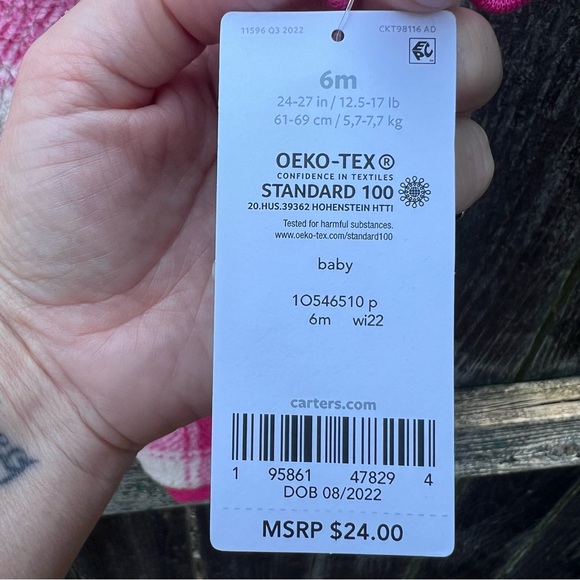 NWT Carters Fleece Zipper Hoodie - Picture 7 of 9